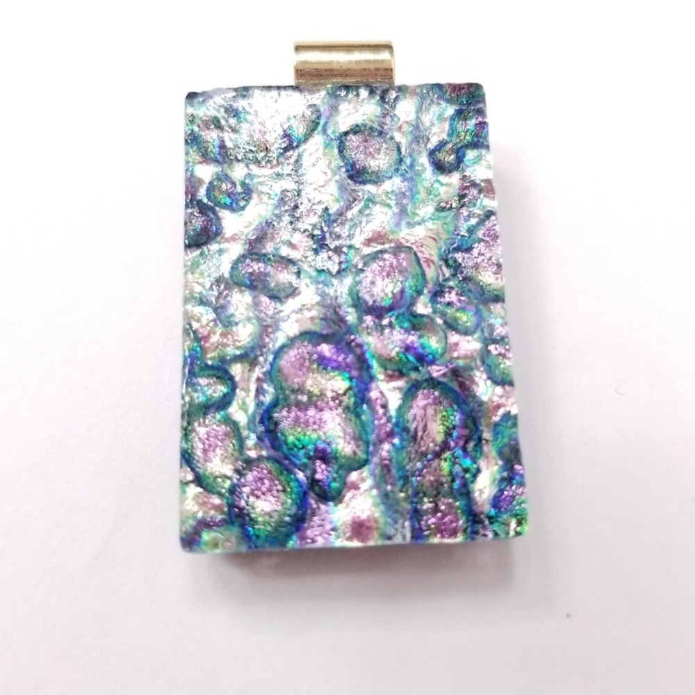 Abalone Resin Geometric pendant